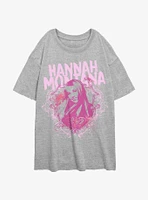 Hannah Montana Glam Portrait Womens Oversized T-Shirt