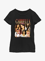 High School Musical Gabriella Portrait Collage Youth Girls T-Shirt