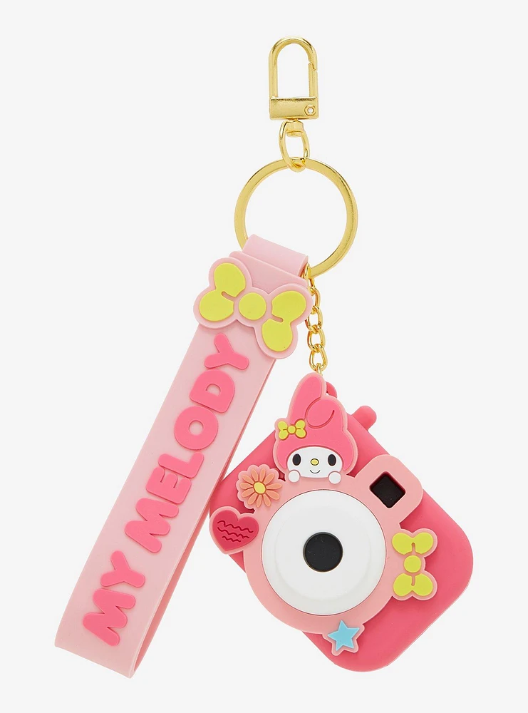 Sanrio My Melody Camera Wristlet Charm Keychain