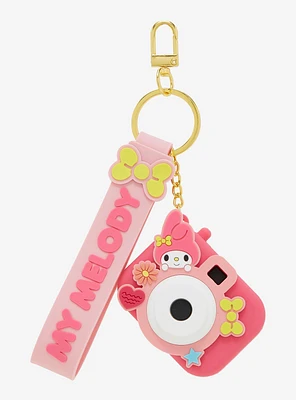 Sanrio My Melody Camera Wristlet Charm Keychain