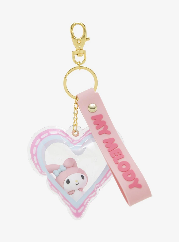 Sanrio My Melody Pillow Pouch Wristlet Keychain