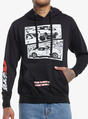 Initial D Fujiwara Vs. Takahashi Cars Hoodie