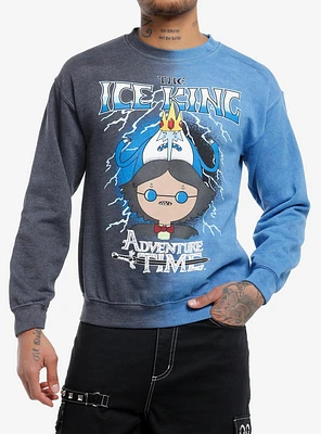 Adventure Time The Ice King Split Dye Sweatshirt