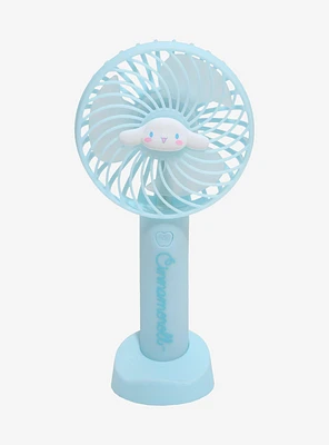 Cinnamoroll Blue Handheld Fan With Stand