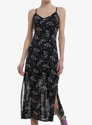 Social Collision Butterfly Floral Maxi Cami Dress