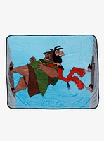 Disney The Emperor's New Groove Kuzco & Pacha Climbing Scene Fleece Throw - BoxLunch Exclusive