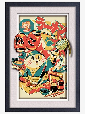 Ilustrata NekoRamen Plexi Framed Poster