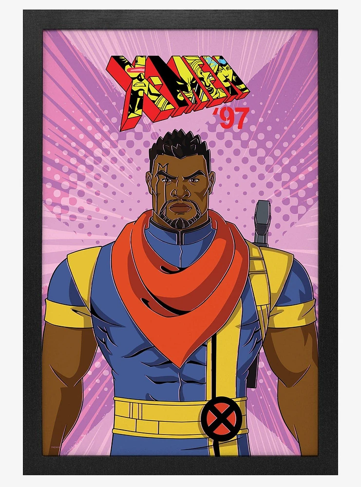 Marvel X-Men Bishop Portrait '97 Wood Wall Art