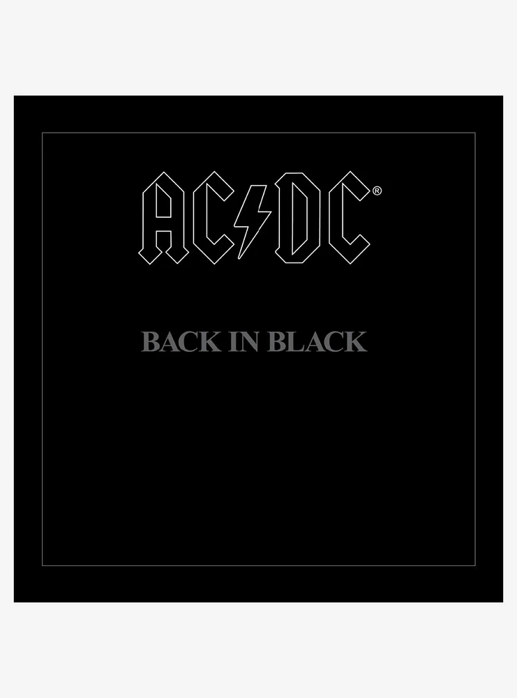 AC/DC Back in Black Plexi Framed Poster