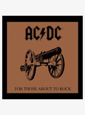 AC/DC For Those About to Rock Plexi Framed Poster