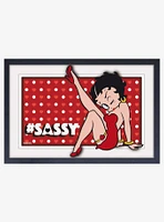 Betty Boop Sassy Plexi Framed Poster