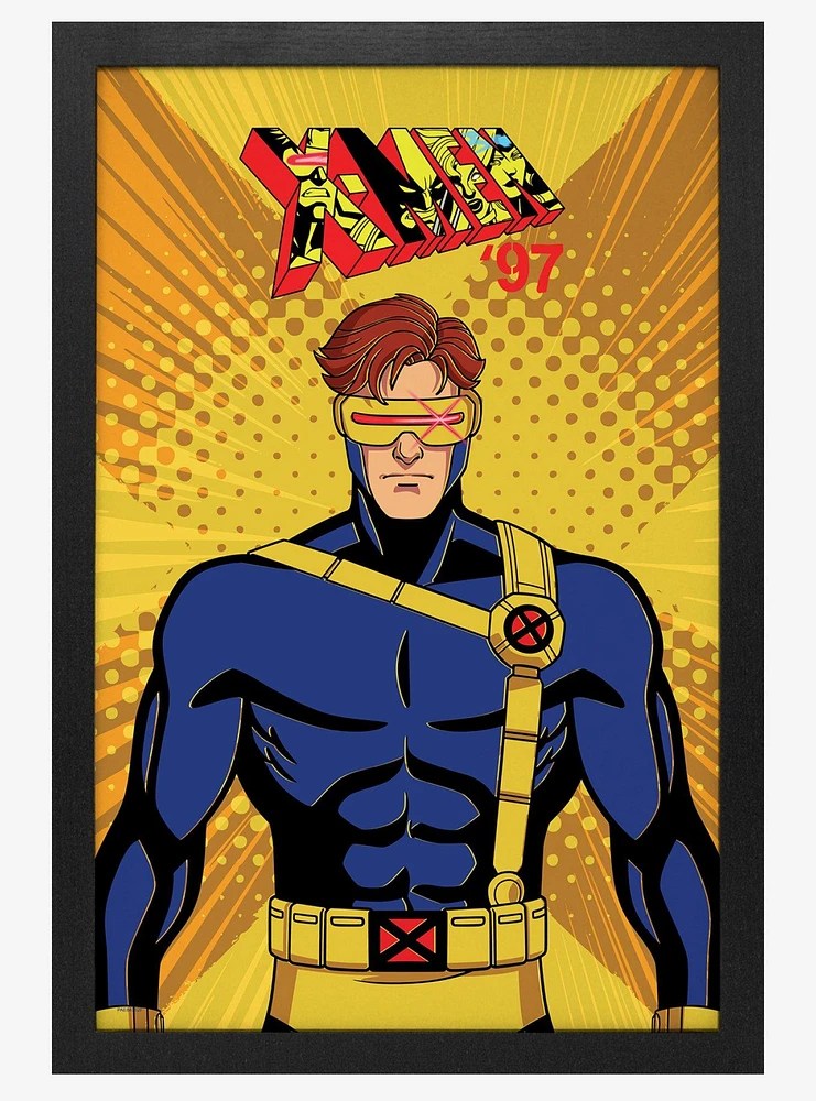 Marvel X-Men Cyclops Portrait '97 Wood Wall Art