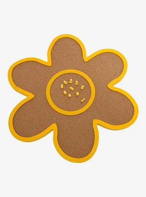 Yellow Flower Figural Corkboard with Pins - BoxLunch Exclusive