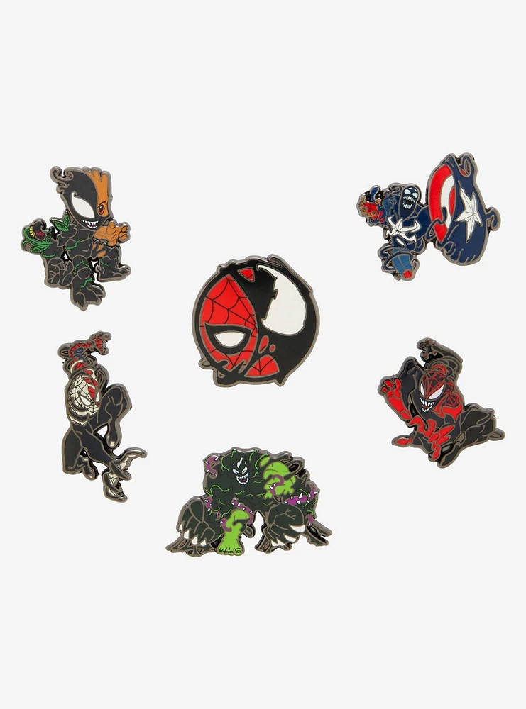 Marvel Venom Symbiote Characters Blind Box Enamel Pin