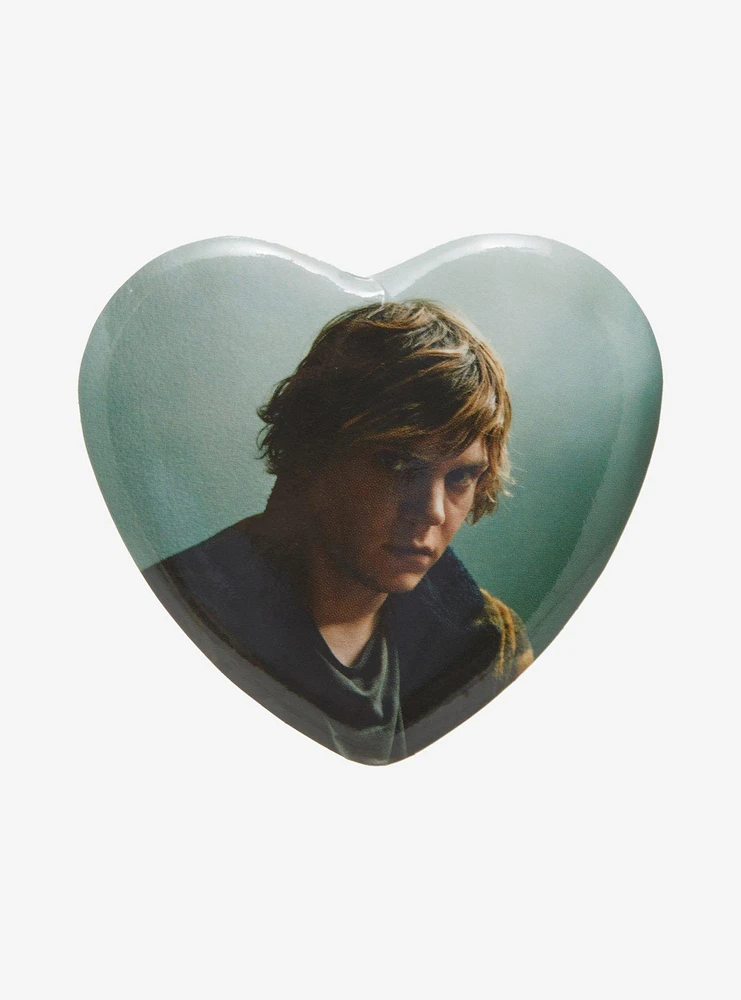 American Horror Story Tate Langdon Heart Button