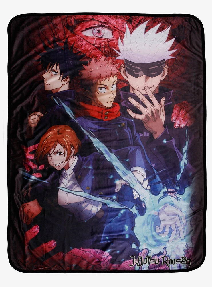 Jujutsu Kaisen Group Throw Blanket