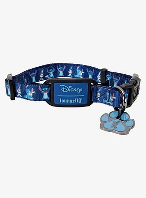 Loungefly Disney Lilo & Stitch Scrump and Stitch Allover Print Large Dog Collar