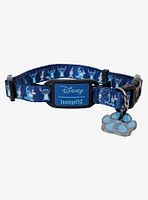 Loungefly Disney Lilo & Stitch Scrump and Stitch Allover Print Medium Dog Collar