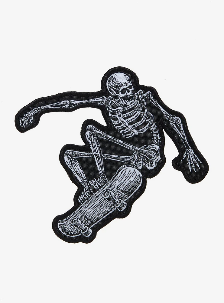 Skateboarding Skeleton Patch By Ghost Supply