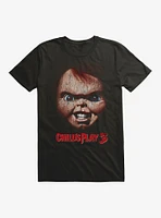 Chucky Child's Play 3 Large Face T-Shirt