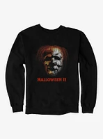 Halloween II Pumpkin Face Mask Sweatshirt