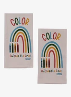 Crayola Crayon Rainbow Kitchen Towel Set