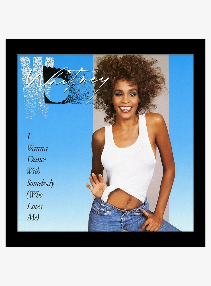 Whitney Houston I Wanna Dance With Somebody Plexi Framed Poster