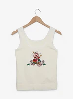 Strawberry Shortcake Bicycle Embroidered Women's Plus Tank Top