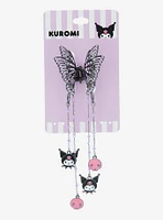 Sanrio Kuromi Butterfly Dangling Claw Clip