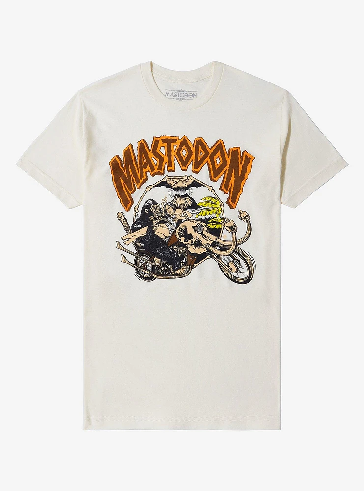 Mastodon Gorilla Motorcycle Rider T-Shirt