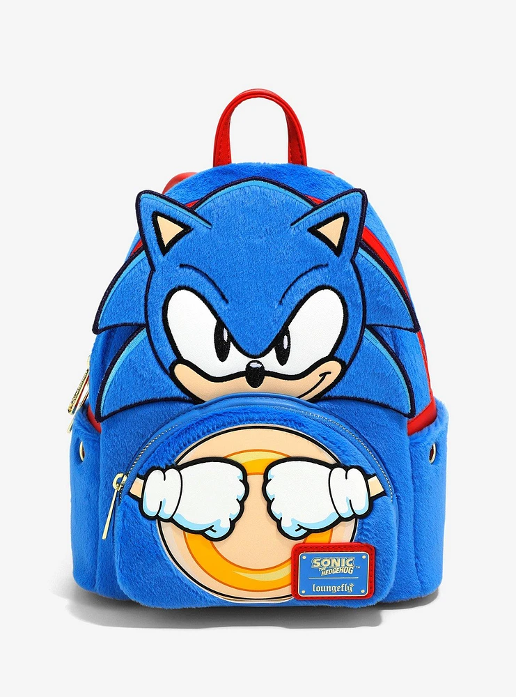 Loungefly Sonic The Hedgehog Ring Figural Mini Backpack