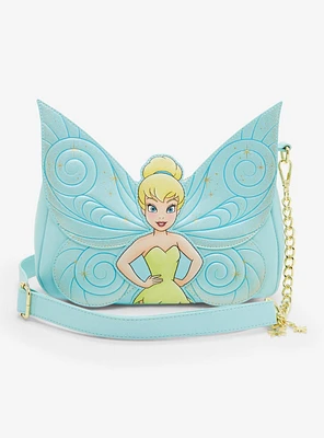 Loungefly Disney Peter Pan Tinker Bell Glitter Crossbody Bag