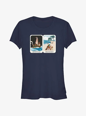 Disney Moana Tarot Card Adventure Friendship Girls T-Shirt