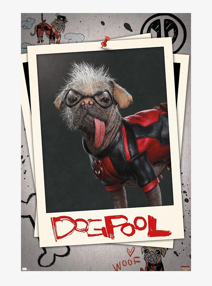 Marvel Deadpool Dogpool Poster