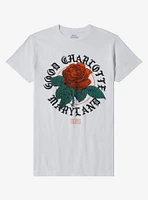 Good Charlotte Maryland Rose Boyfriend Fit Girls T-Shirt