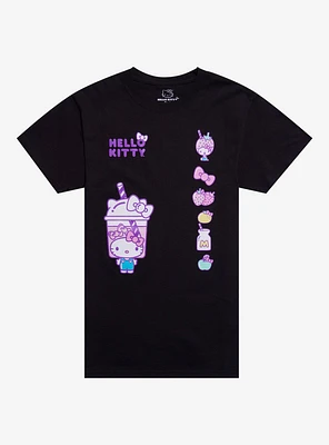 Hello Kitty Bubble Tea Boyfriend Fit Girls T-Shirt