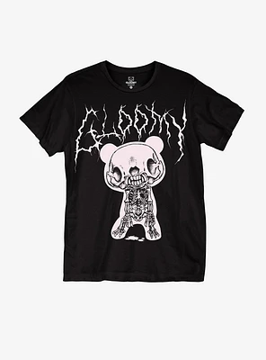 Gloomy Bear Skeleton Boyfriend Fit Girls T-Shirt