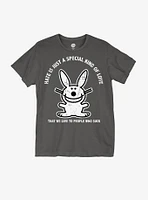 Happy Bunny Hate Is A Special Kind Of Love Boyfriend Fit Girls T-Shirt