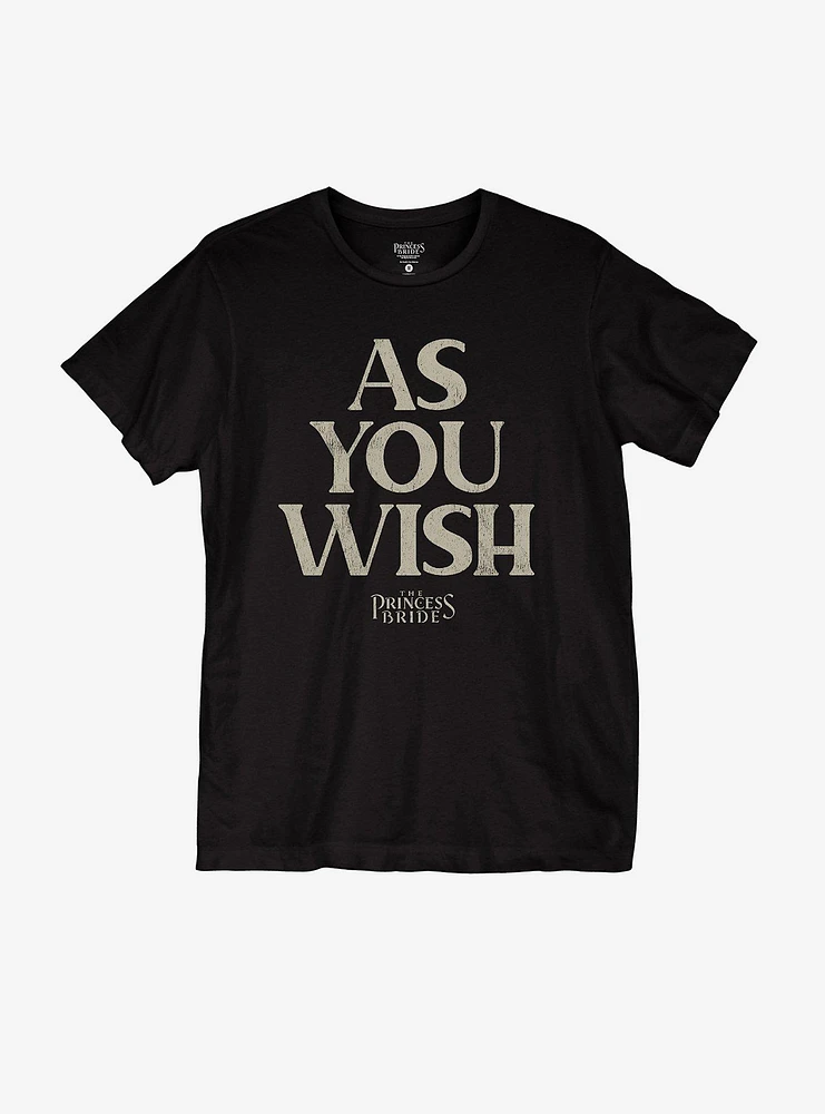 The Princess Bride As You Wish Boyfriend Fit Girls T-Shirt