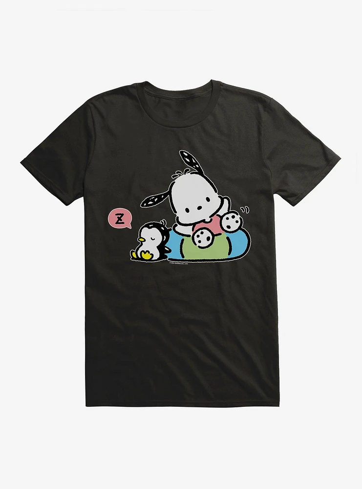 Pochacco Swimming & Good Vibes T-Shirt