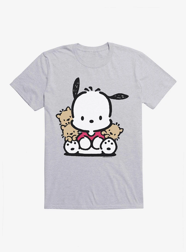 Pochacco Sitting With Friends T-Shirt