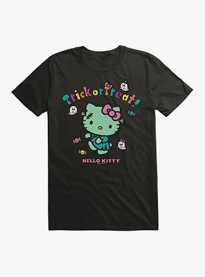 Hello Kitty Trick Or Treat Frankenstein T-Shirt