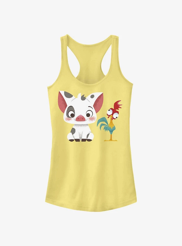 Disney Moana Beach Buds Pua And Hei Girls Tank