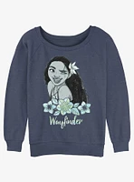 Disney Moana Wayfinder Girls Slouchy Sweatshirt