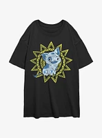 Disney Moana Sunny Pua Girls Oversized T-Shirt