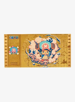 Cartoon Kingdom One Piece Chopper Collectible Golden Ticket