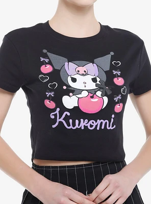 Kuromi Cherries Girls Baby T-Shirt