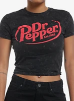 Dr. Pepper Puff Paint Logo Girls Baby T-Shirt