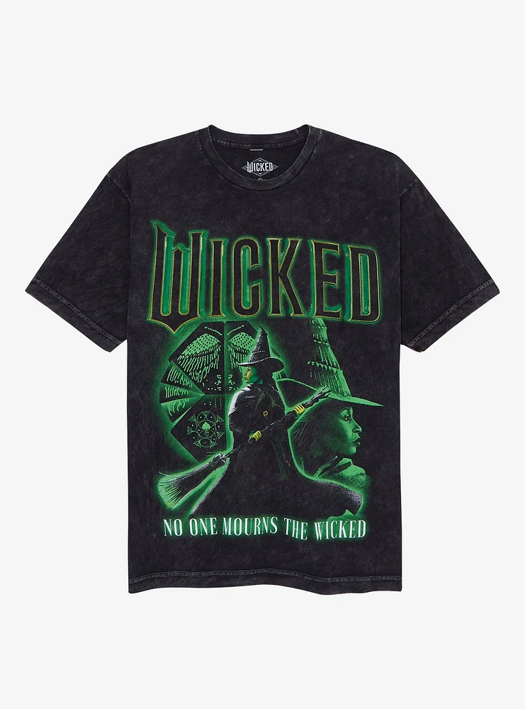 Wicked Elphaba Jumbo Graphic Relaxed Fit Girls T-Shirt