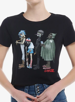 Gorillaz Group Standing Girls Baby T-Shirt